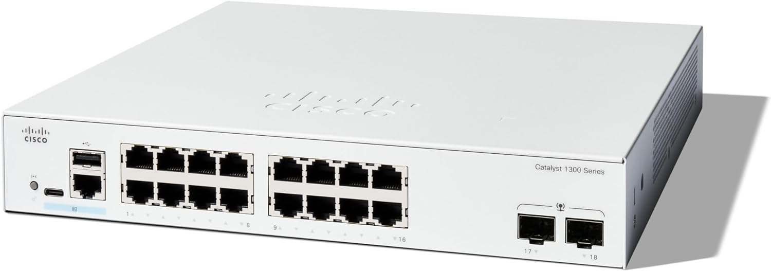 Catalyst 1300 16-port GE, 2x1G SFP