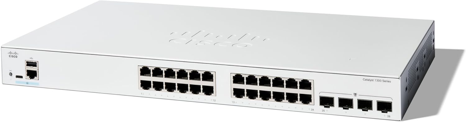 Catalyst 1300 24-port GE, 4x1G SFP