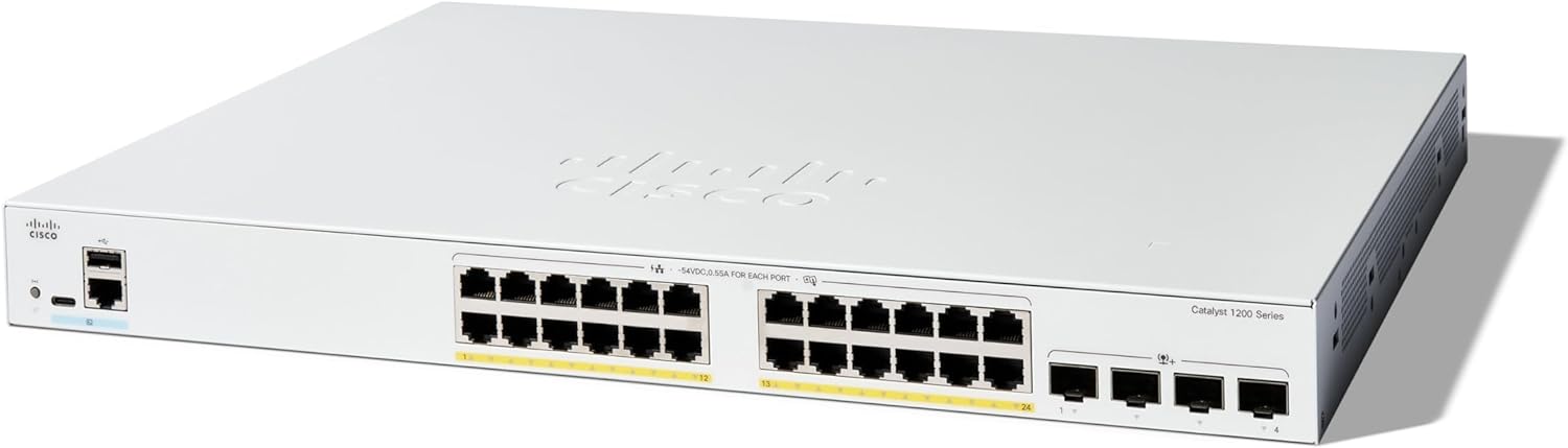 Catalyst 1200 24-port GE, Full PoE, 4x10G SFP+