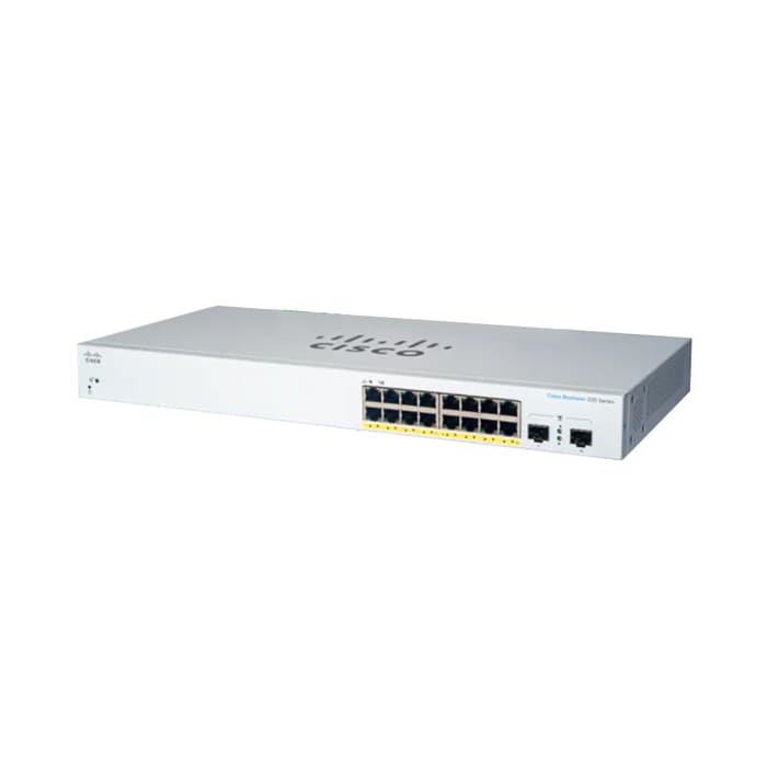 CBS220 Smart 16-port GE, PoE, 2x1G SFP