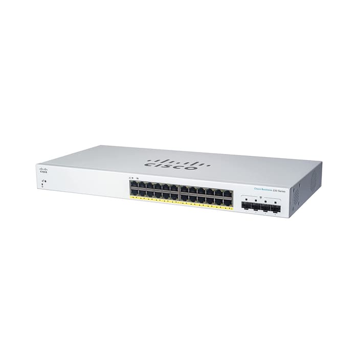 CBS220 Smart 24-port GE, PoE, 4x10G SFP+