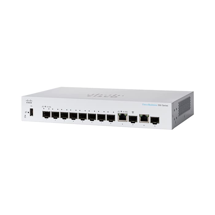 CBS350 Managed 8-port SFP, Ext PS, 2x1G Combo