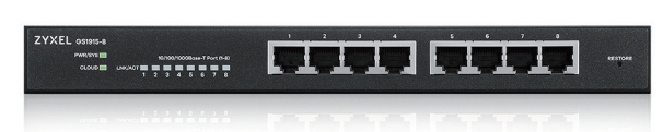 8-port GbE Smart Managed Switch, destop, fanless