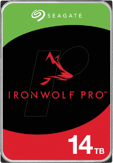 SEAGATE IRONWOLF PRO NAS HDD 14TB 7200RPM 256MB SATA 6GB/S 5YRS