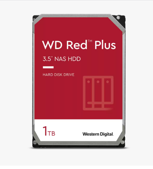 HDD WD 1TB NAS Red Plus SATA3(6Gb/s) 64MB 5400RPM 3Y