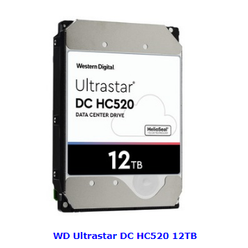 Western Digital 12TB 256MB 7200RPM SATA ULTRA 512E SE HE12