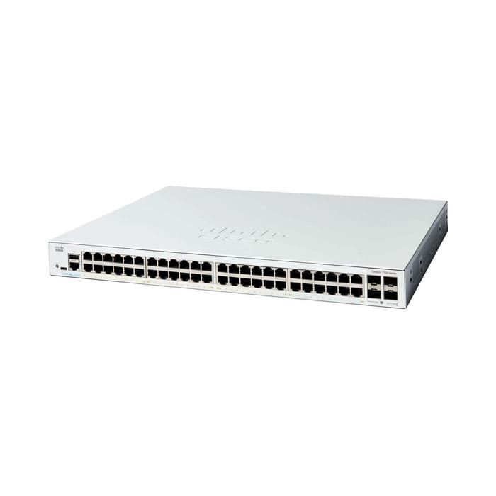 Catalyst 1300 48-port GE, Full PoE, 4x1G SFP