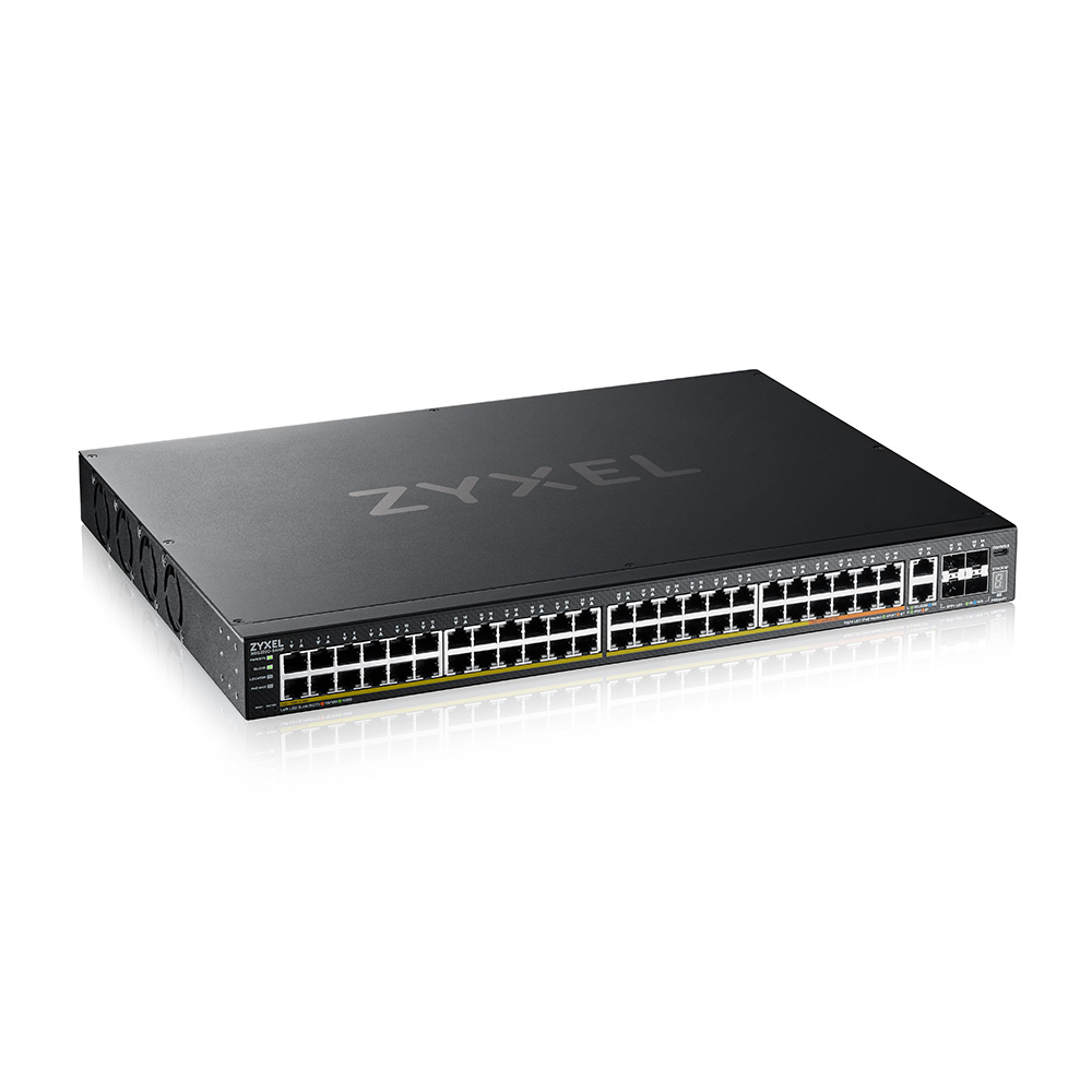 48 port Gigabit L3 Access Switch, 2xMulti-Gig, 4x 10G SFP+, PoE++ 600W (Up to 10 port PoE++)