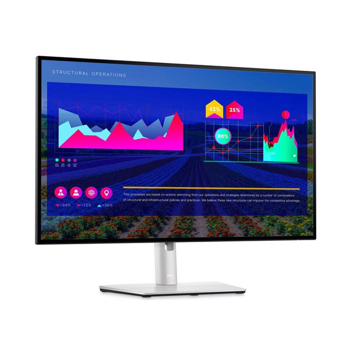 Dell UltraSharp Monitor U2722D, 27.0" QHD 2560x1440, HW LBL, USB 3.2 Gen 2