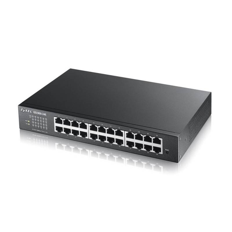 24-port GbE L2 Smart Switch, rackmount, fanless