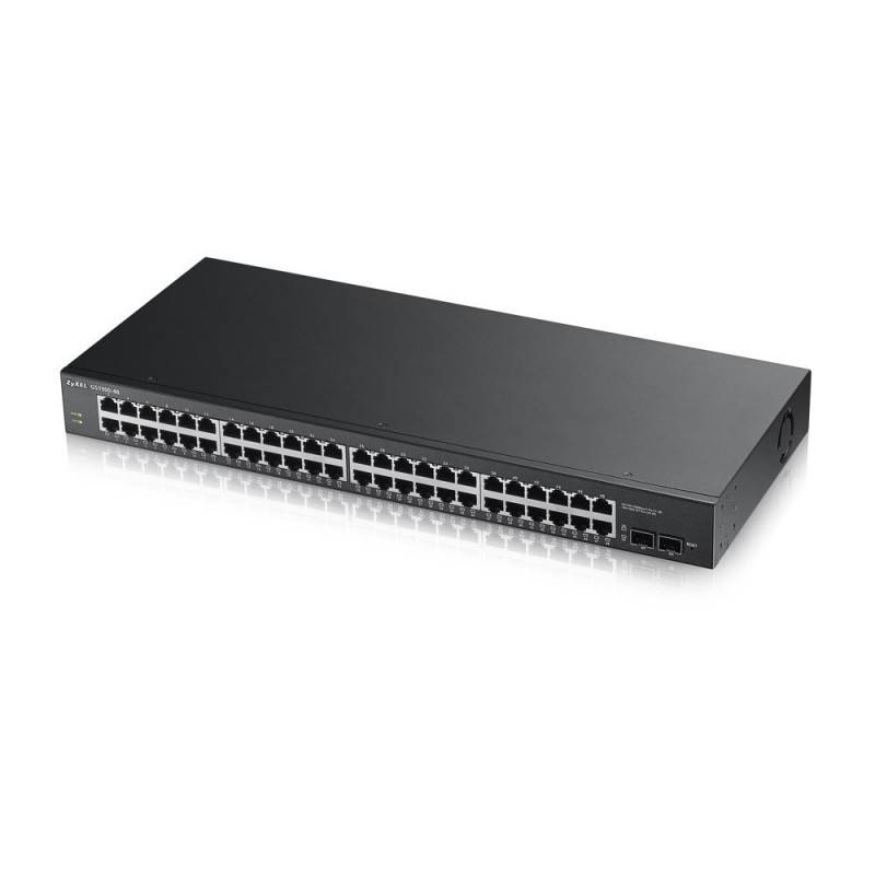 48-port GbE L2 Smart Switch + 2 SFP slots,, rackmount