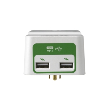 APC HomeOffice 1 Outlet with 2Port USBCharger