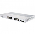 CBS220 Smart 24-port GE, PoE, 4x1G SFP New Model !! Replace SG220-26P