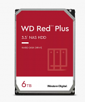 HDD WD 6TB NAS Red Plus SATA3(6Gb/s) 128MB 5640RPM 3Y