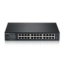 24-port GbE Smart Managed Switch, rackmount, fanless