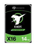 SEAGATE EXOS X16 HDD 512E/4KN SATA 3.5 HDD 14TB 7200RPM 256MB 5YEARS