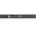 ZyXEL Layer 2 24-port GbE Smart Managed Switch with 4 SFP+ Uplink