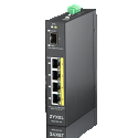 Zyxel RGS100-5P Gigabit Unmanaged PoE Switch 4 Port จ่ายไฟ POE 802.3at จ่ายไฟสูงสุด 120W, 1 Port SFP