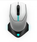 Alienware 610M Wired/Wireless Gaming Mouse AW610M - Lunar Light
