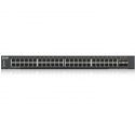 ZyXEL Layer 2 48-port GbE Smart Managed PoE Switch with 4 SFP+ Uplink