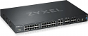 Zyxel 24 port GbE, 4 dual pers. and 4x10G SFP+