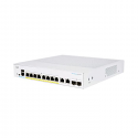 CBS250 Smart 8-port GE, Partial PoE, Ext PS, 2x1G Combo New Model !! replace SG250-08HP-K9 PoE 45W